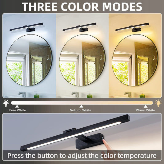 💡 MantoLite LED kopalniška svetilka za ogledalo – 40 cm, 8W, 270° nastavljiva
