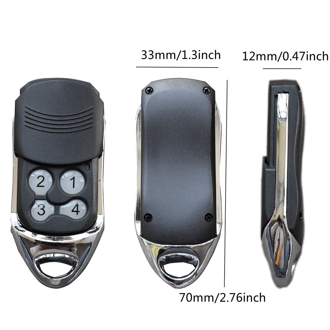 Daljinec za garažna vrata NORMSTAHL – 433,92 MHz (4 gumbi)