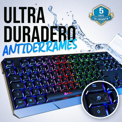 KLIM Chroma RGB gaming tipkovnica na kabel USB – ES layout (RAZSTAVNI EKSPONAT-KOT NOVO)