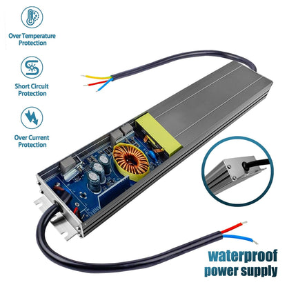🔌 LED napajalnik 12V 200W, IP67 vodoodporen, slim