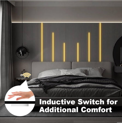 COB LED trak komplet z indukcijskim senzorjem – 6×1 m, topla bela