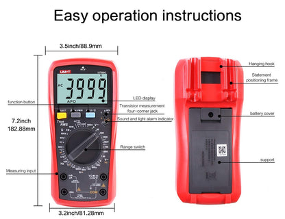 UNI-T UT890C profesionalni digitalni multimeter