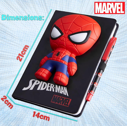 Original Marvel Spiderman A5 zvezek in kulica – 3D pisarniški set