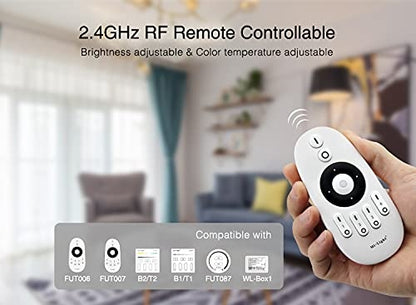 ⚡ Komplet 4x LED krmilnik FUT035S MIBOXER + daljinec – dvobarvni, WiFi 2.4GHz/RF