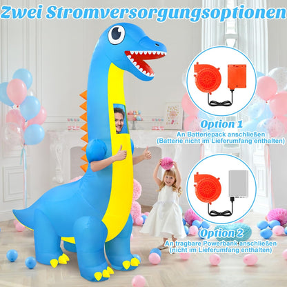 Napihljiv kostum dinozavra – zabaven kostum za odrasle