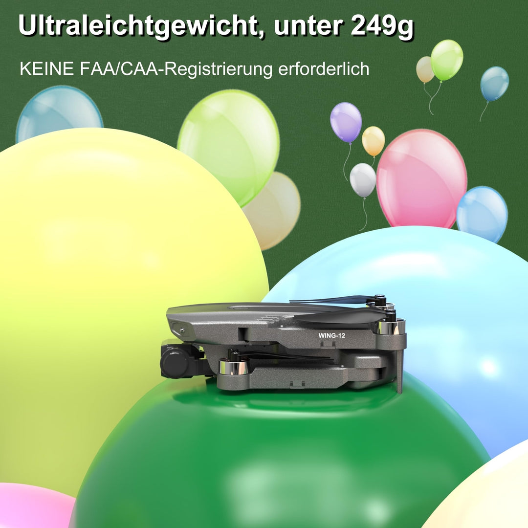 Wipkviey B12 GPS dron z 4K SONY kamero in 2 baterijama, GPS, (do 50 min leta