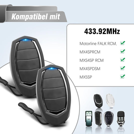 Daljinec za garažna vrata Motorline 433.92 MHz - naklikaj.si