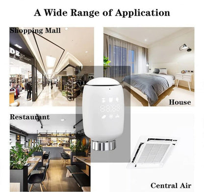 🌡️OSCEVIA TV05 Zigbee 3x wireless smart radiator thermostat, Tuya app, Alexa...