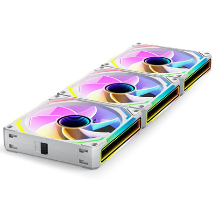 AsiaHorse COSMIQ RGB PC ventilator 120 mm – komplet 2 kosa (ARGB, PWM, bel)