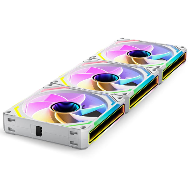 AsiaHorse COSMIQ RGB PC ventilator 120 mm – komplet 2 kosa (ARGB, PWM, bel)