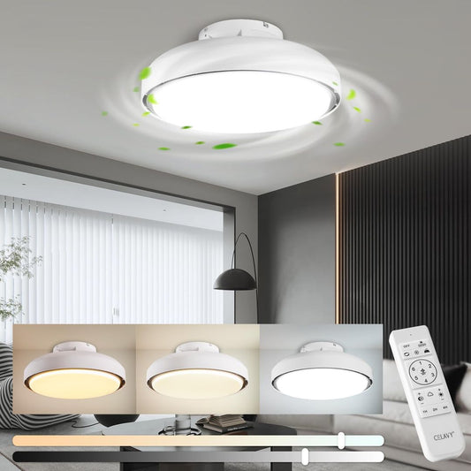 Stropni ventilator z lučjo, 74W, 3200lm - 45cm - naklikaj.si