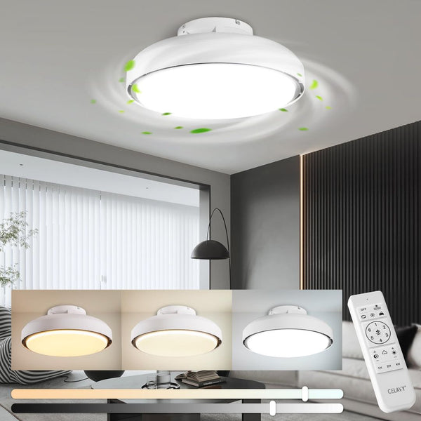 Stropni ventilator z lučjo, 74W, 3200lm - 45cm - naklikaj.si