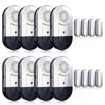 🔔 Daytech wireless alarm system - set of 7 door and window sensors (120 dB), NON-ORIGINAL PACKAGING, 1 SENSOR MISSING