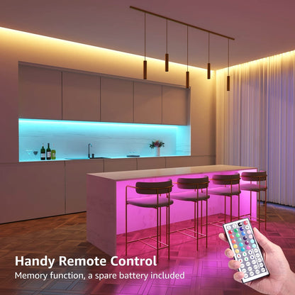 LEPRO RGB LED trak 15 m (2x7,5m komplet s kontrolerjem in napajalnikom)