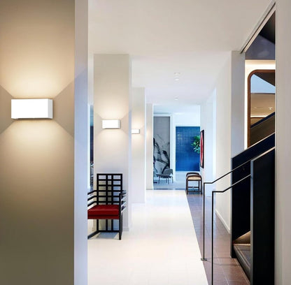 💡KLIGHTEN outdoor LED wall lamp 24W - white, adjustable beam angle, IP65, 3000K, aluminum