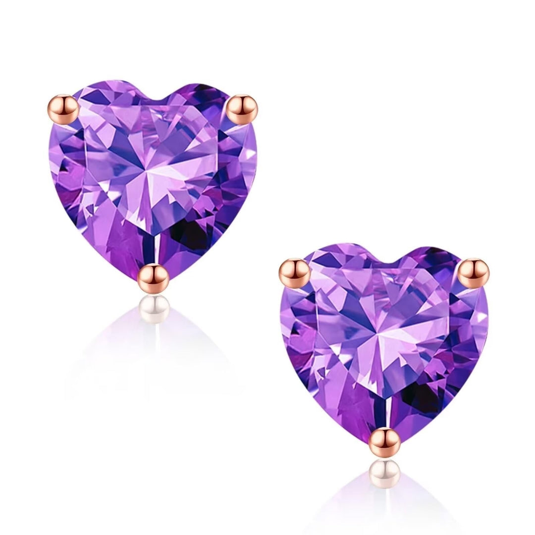 💎Modni uhani TINGN, srebro 925, rose gold premaz, zirkonij, -več barv