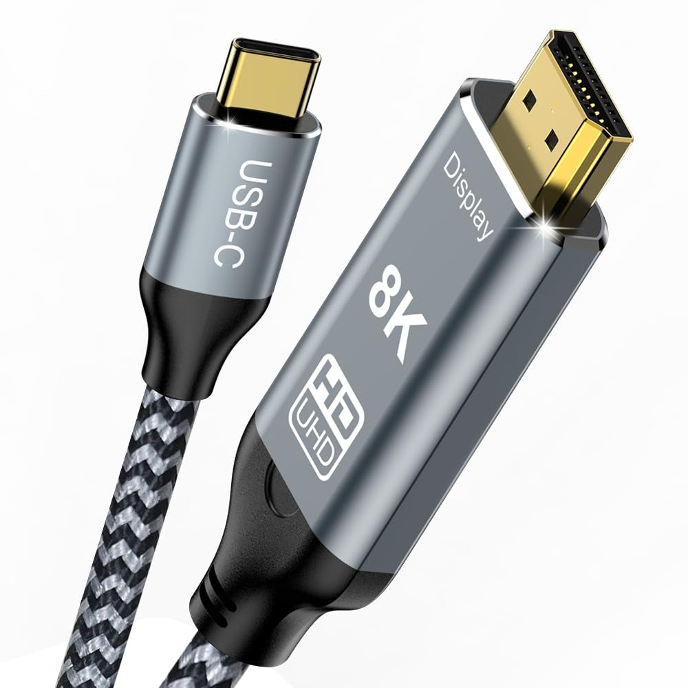 ANGUSPLAY USB-C na HDMI 2.1 kabel – 8K@60Hz / 4K@240Hz, 3 m