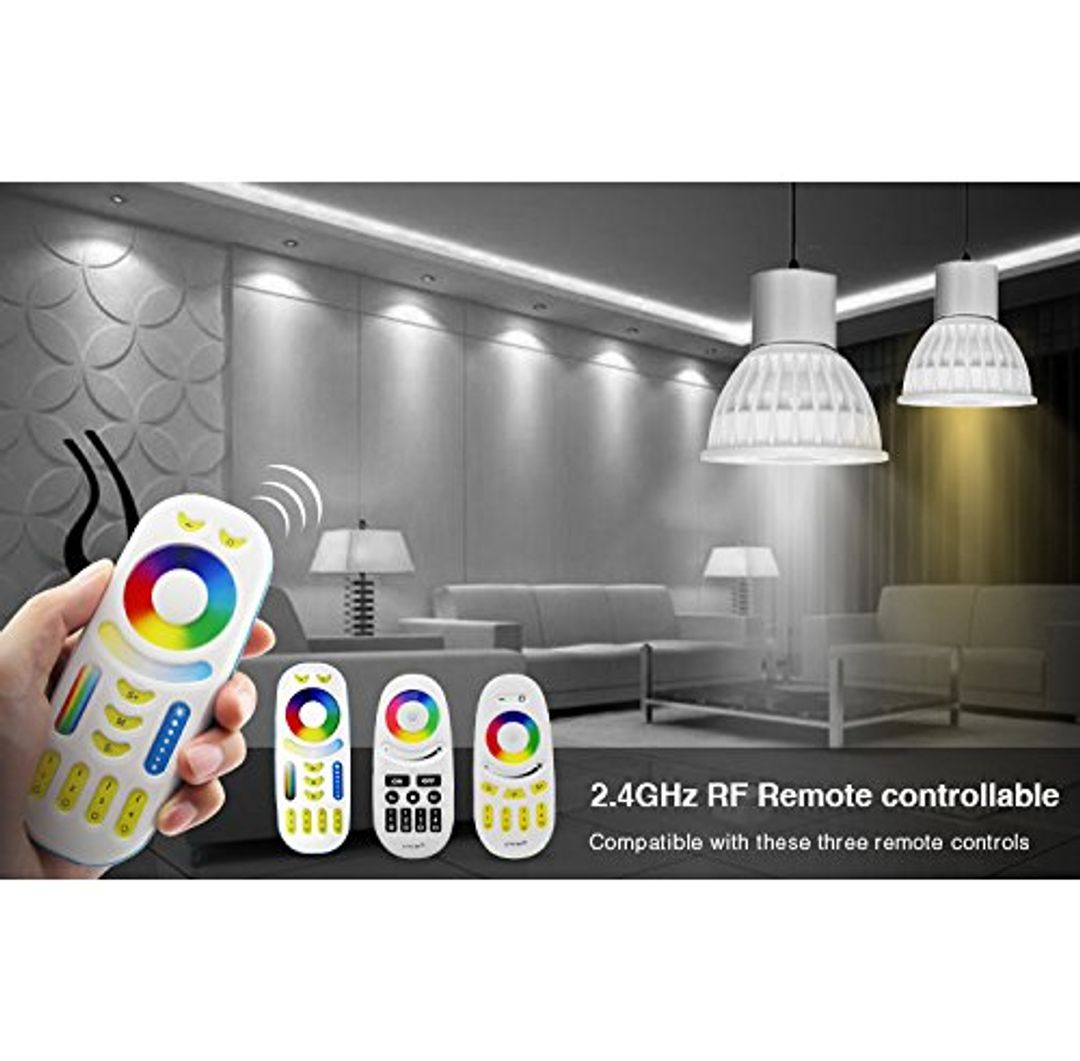 Miboxer komplet 4x GU10 4W (FUT103) RGB+CCT LED žarnic z daljincem (FUT092) - naklikaj.si