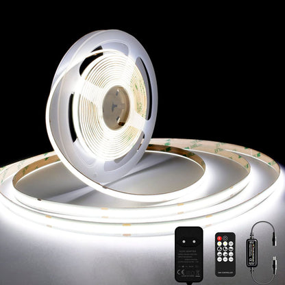 TTWAY 10m COB LED trak, 6000K, 24V, daljinec, aplikacija, IP20