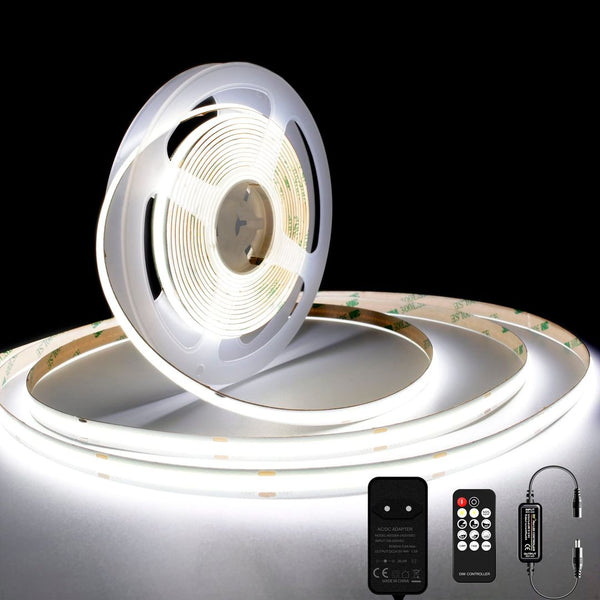 TTWAY 10m COB LED trak, 6000K, 24V, daljinec, aplikacija, IP20