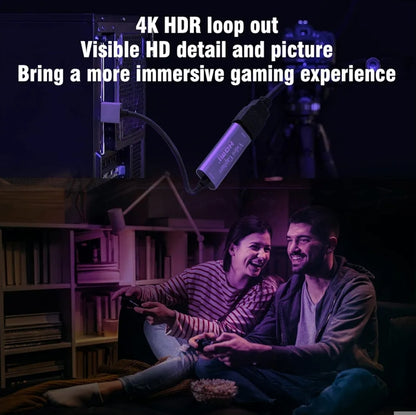 Video pretvornik HDMI na USB-A 3.0, Full HD 1080p, 4K passthrough + adapter