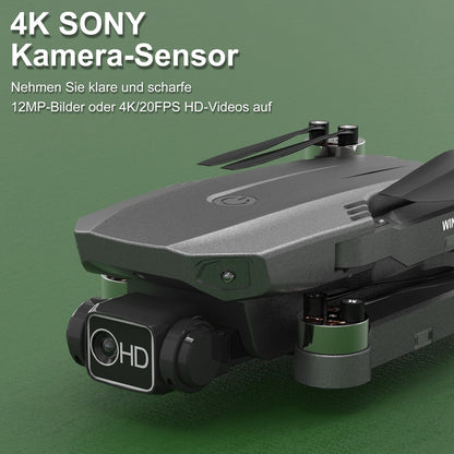 Wipkviey B12 GPS dron z 4K SONY kamero in 2 baterijama, GPS, (do 50 min leta