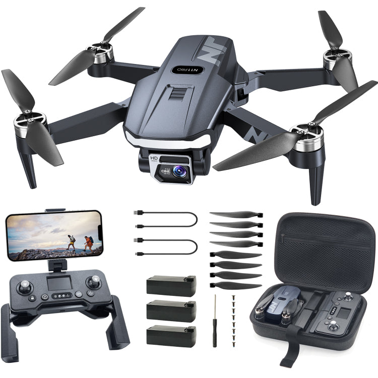 NAFYRE N11 PRO dron s kamero 4K UHD, GPS, 1000m, 90min letenja