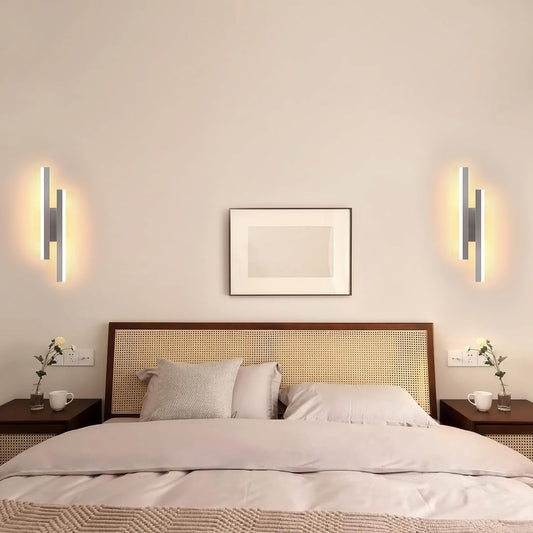 💡 Moderna LED stenska svetilka 16W, krom, 3000K