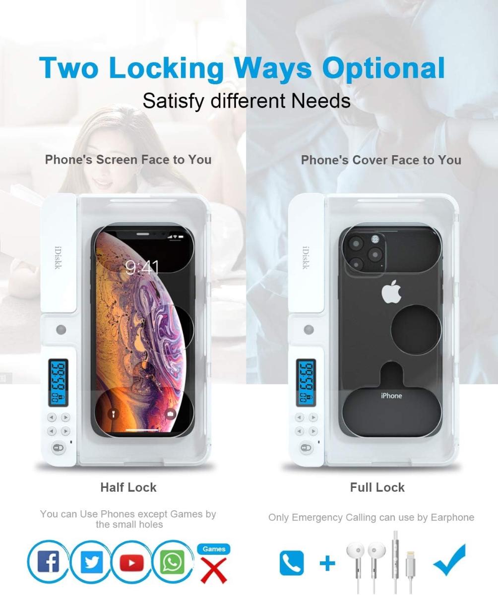 📱 iDiskk Smartphone-Safe mit Ladeoption