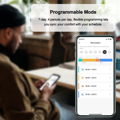Pametni Zigbee termostatski ventil za radiator – digitalni, Tuya APP
