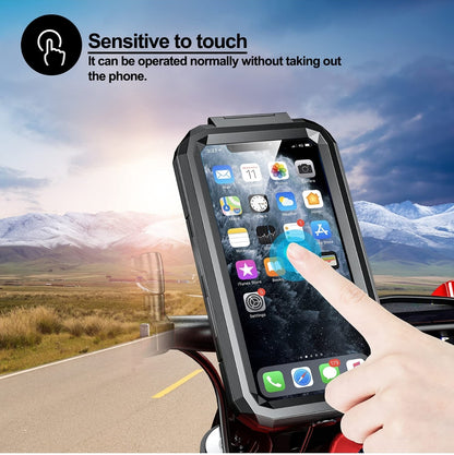 📱 iMESTOU Waterproof Phone Holder (IP67) with Wireless Charging – Size L (up to 6.8")
