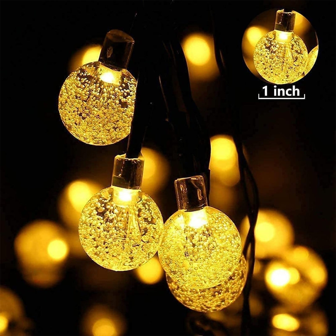 💡 Solarne LED verižne lučke – 100 LED, 17 m, toplo bela