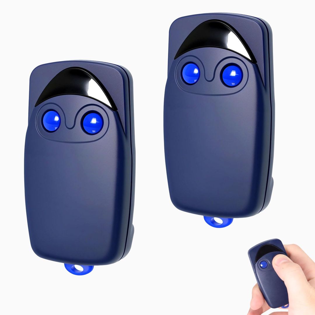 2x Daljinec za garažna vrata NICE FLO1 / FLO2 / FLO4 – 433,92 MHz (2 gumba)