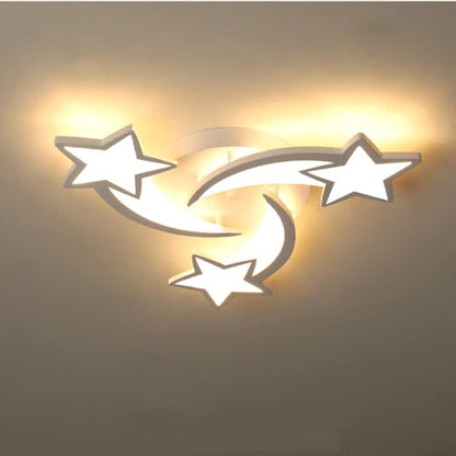 ⭐ LED ceiling light star motif – 30W, with remote control