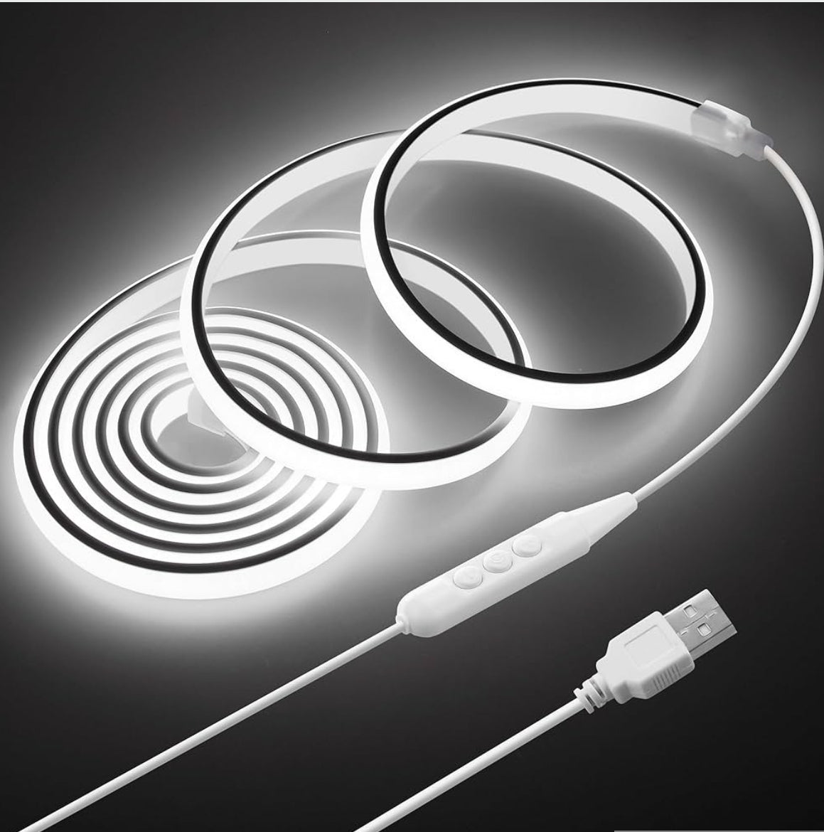 USB COB LED trak – 3 m, 6000K (hladno bela), z zatemnjevanjem