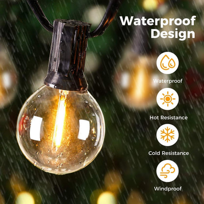 💡 Solar LED string lights 15m – decorative and energy-saving lighting