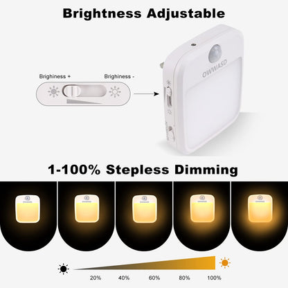 🌙Smart night light with light sensor - 2pcs