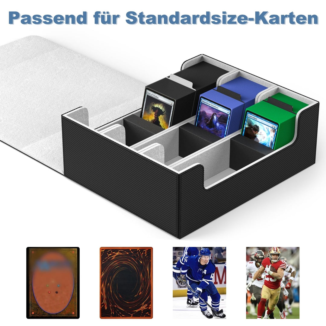 Mlikero Premium škatla za shranjevanje igralnih kart (za 1800+ kart)