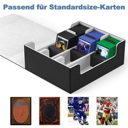 Mlikero Premium škatla za shranjevanje igralnih kart (za 1800+ kart)