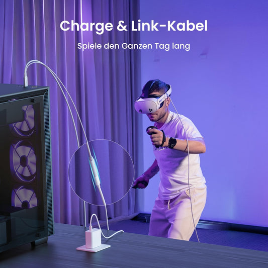 KIWI Design 5 m USB-C → USB 3.0 kabel za Meta Quest in PC