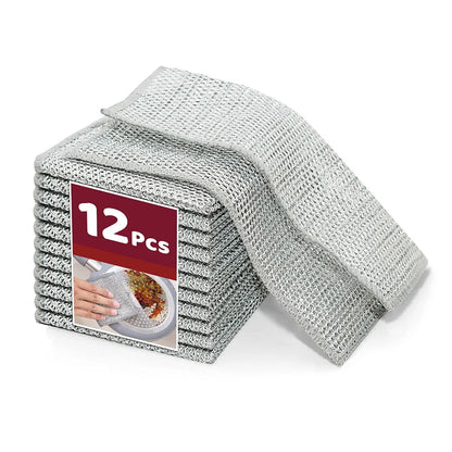 🧽 12x wire dishcloth 20x20cm