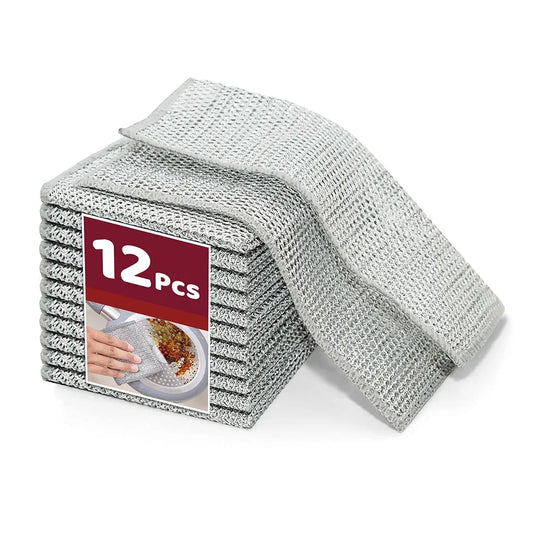 🧽 12x wire dishcloth 20x20cm