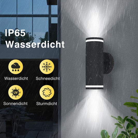 2x LED fasadna luč 10W, IP65, 6500K - naklikaj.si