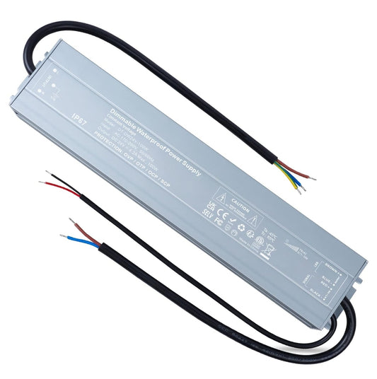 ⚡ REYLAX LED napajalnik 24V, 100W, IP67 – zatemnilni (dimmable)
