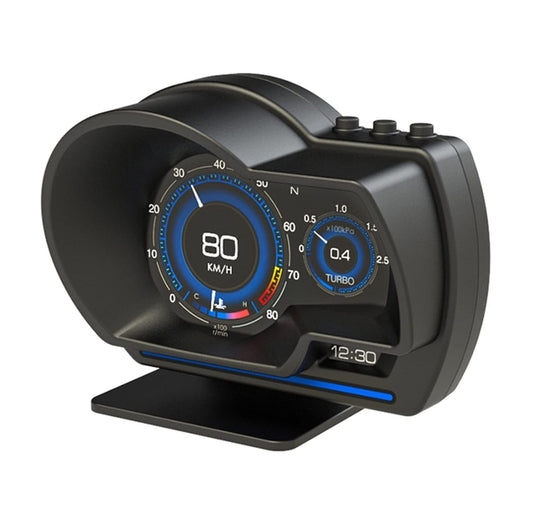 🚗 OBD2 + GPS pametni zaslon za avto – večfunkcijski HUD merilnik