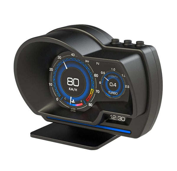 🚗 OBD2 + GPS pametni zaslon za avto – večfunkcijski HUD merilnik
