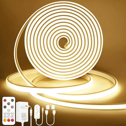 10m LAMOMO COB LED trak, 4000K, daljinec, IP67, CRI90+