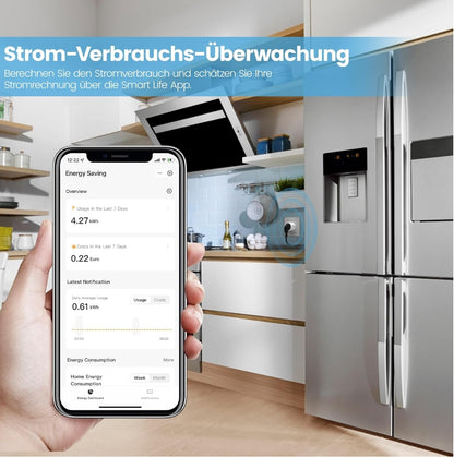 4x EIGHTREE pametna WiFi vtičnica – 16A, merjenje porabe, urnik vklopa preko Alexa/Google Home