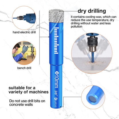 Lytool set diamantnih svedrov za keramiko, steklo in granit (5 kosov)