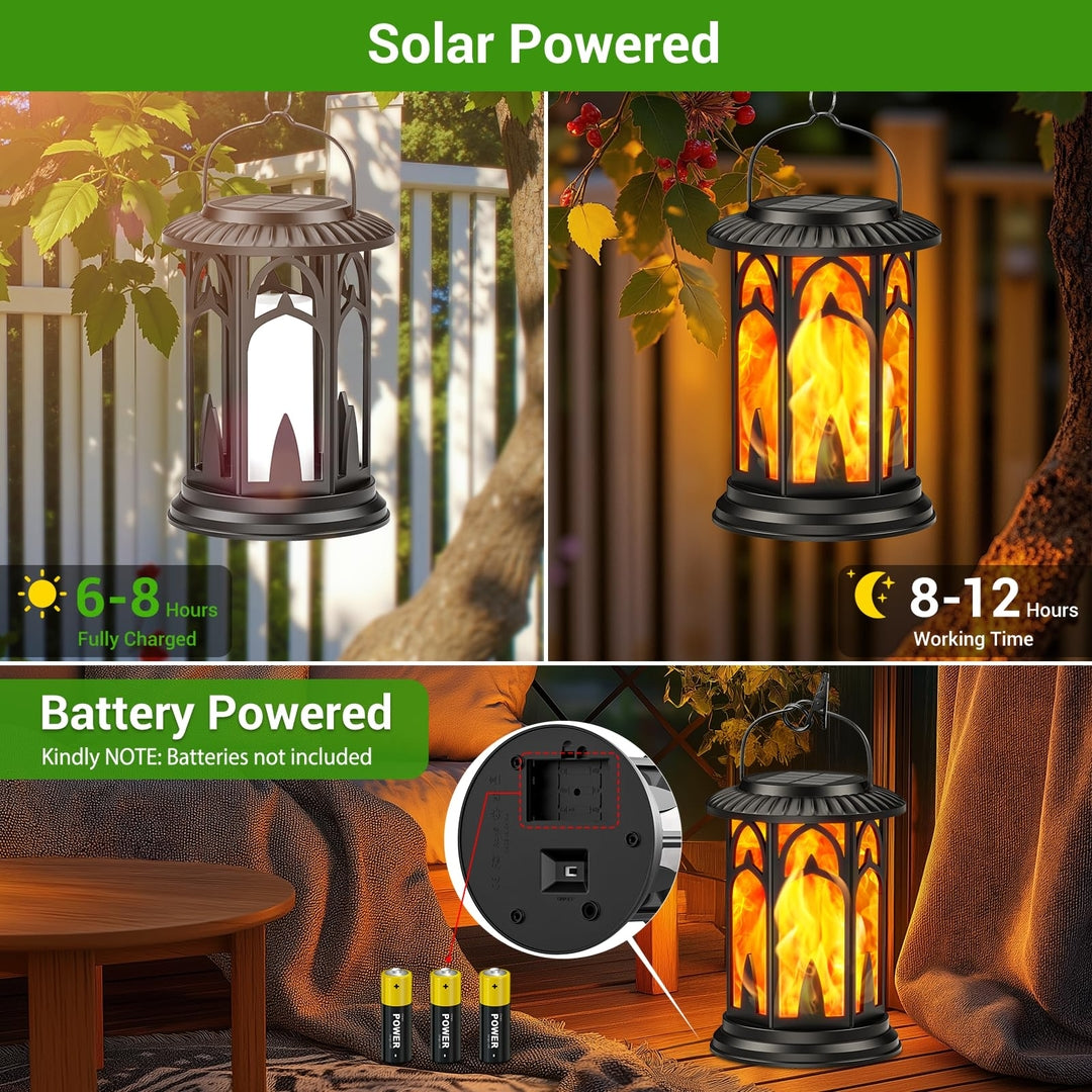 Solarne svetilke za zunanjo uporabo, 2 kosa